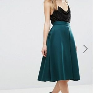 ASOS High Waisted Scuba Skirt